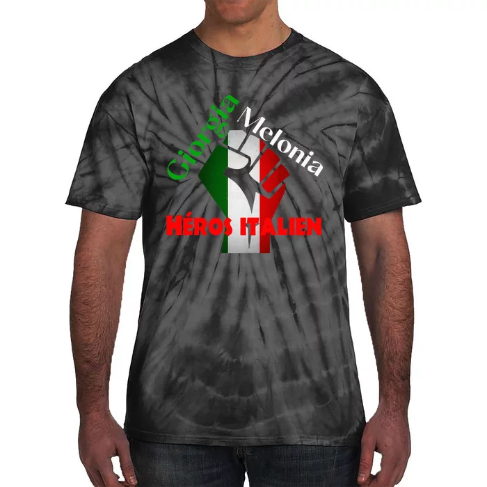 Georgia Meloni Italian Hero Tie-Dye T-Shirt