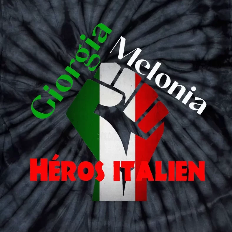 Georgia Meloni Italian Hero Tie-Dye T-Shirt