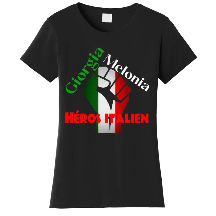 Georgia Meloni Italian Hero Women's T-Shirt