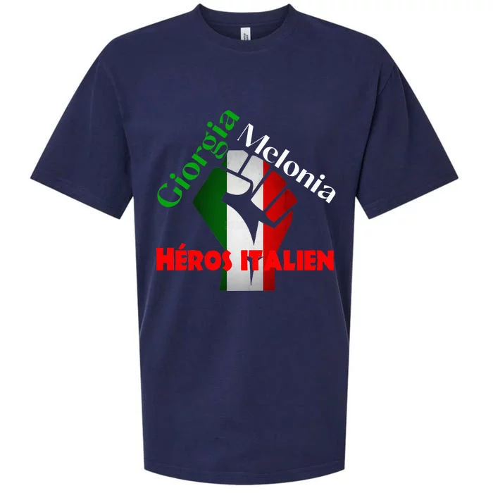 Georgia Meloni Italian Hero Sueded Cloud Jersey T-Shirt