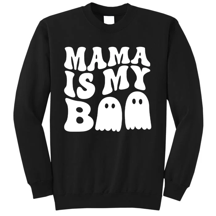 Groovy Mama Is My Boo Halloween Tall Sweatshirt