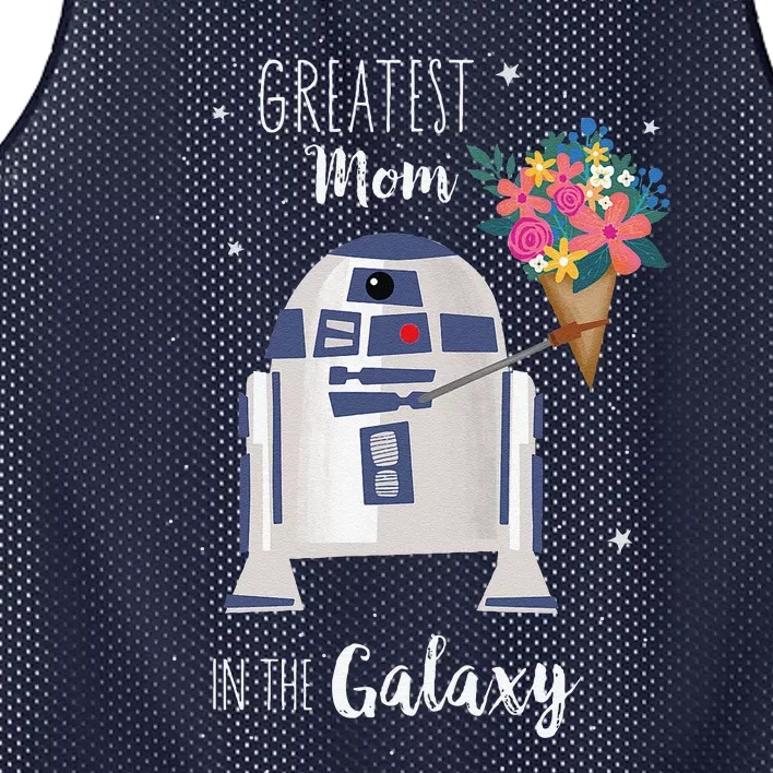 Greatest Mom In The Galaxy Mothers Day Mesh Reversible Basketball Jersey Tank