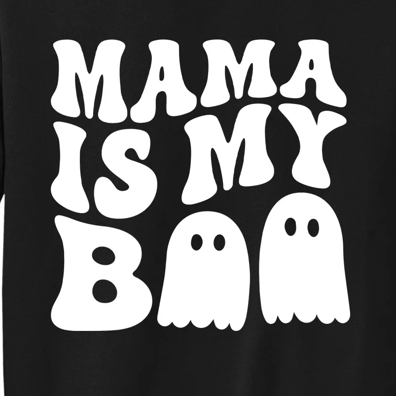 Groovy Mama Is My Boo Ghost Halloween Costume Sweatshirt