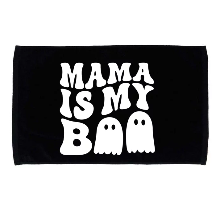 Groovy Mama Is My Boo Ghost Halloween Costume Microfiber Hand Towel