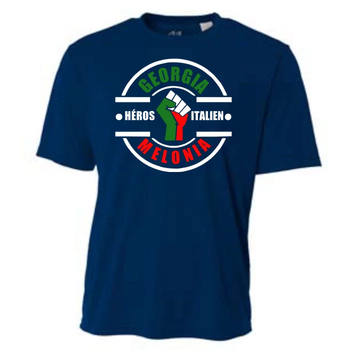 Georgia Meloni Italian Hero Cooling Performance Crew T-Shirt