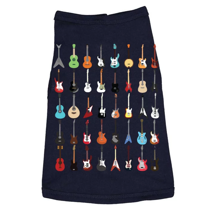 Guitar Musical Instrument Rock N Roll Tee Doggie Tank