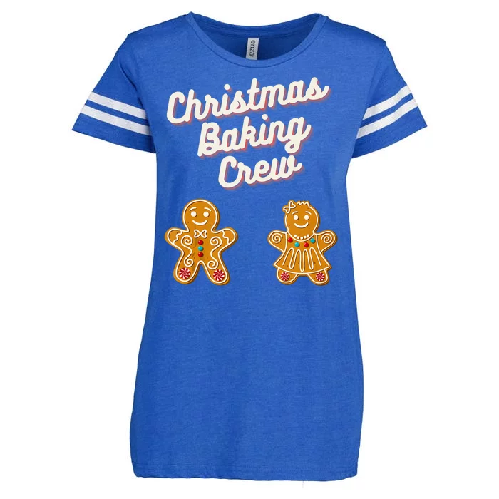 Gingerbread Man Join The Christmas Baking Crew Holiday Sweet Enza Ladies Jersey Football T-Shirt