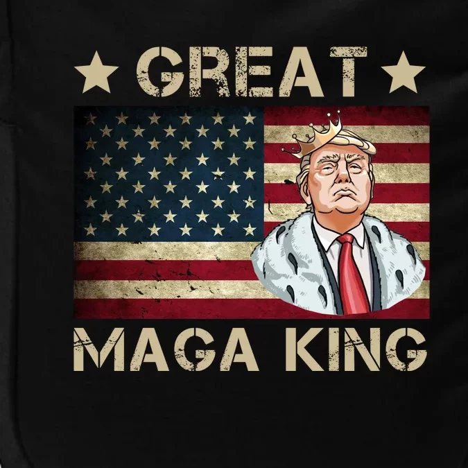 Great Maga King Trump USA Flag Impact Tech Backpack