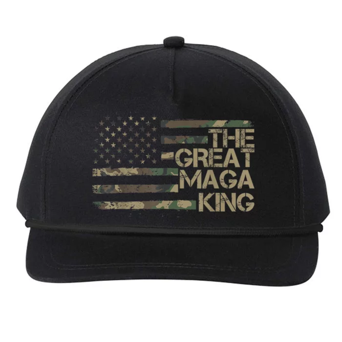 Great Maga King ,Maga King, The Great Maga King, Ultra Maga Snapback Five-Panel Rope Hat