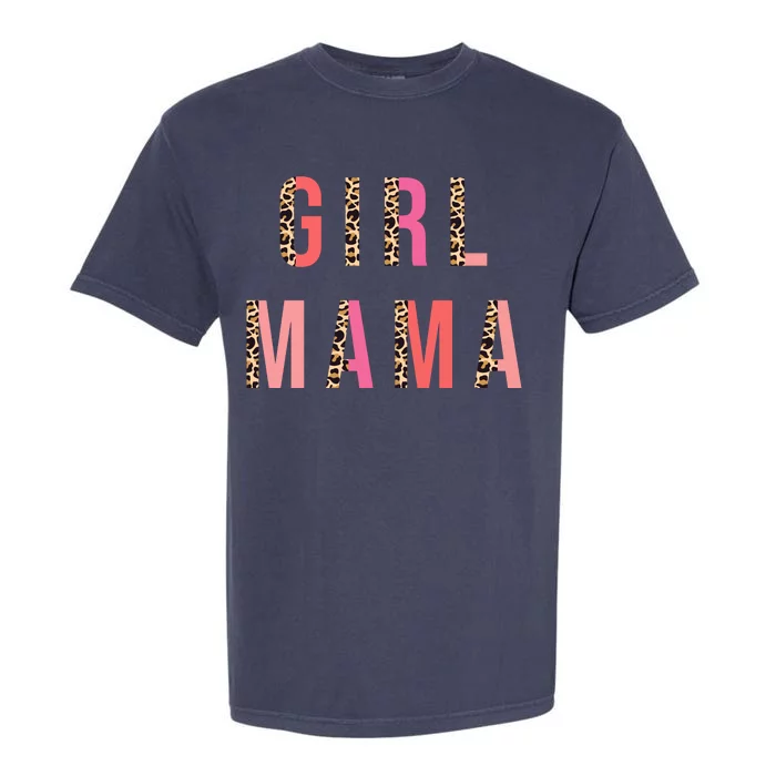 Girl Mama Leopard Garment-Dyed Heavyweight T-Shirt