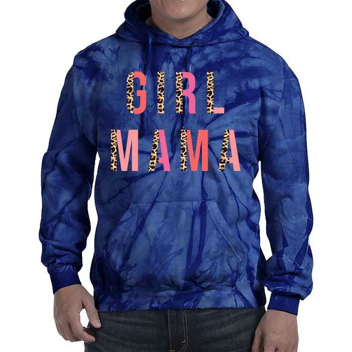 Girl Mama Leopard Tie Dye Hoodie