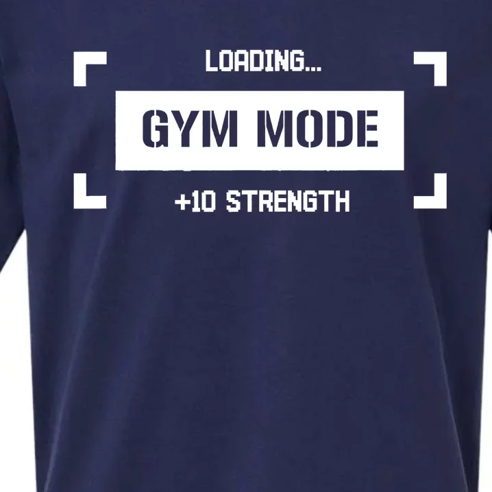 Gym Mode Loading + 10 Strength Sueded Cloud Jersey T-Shirt