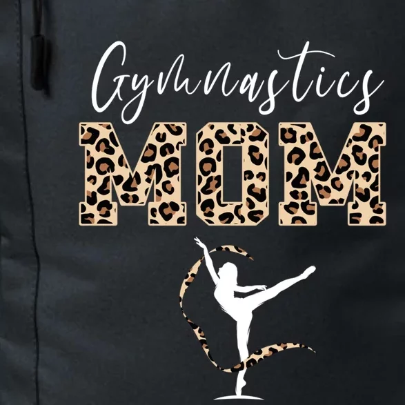 Gymnastics Mom Leopard Print Proud Gymnast Mother Gift Daily Commute Backpack