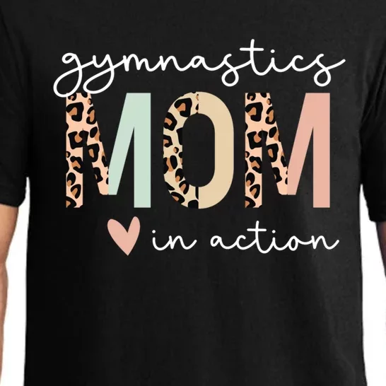 Gymnastics Mom Leopard Meaningful Gift Pajama Set