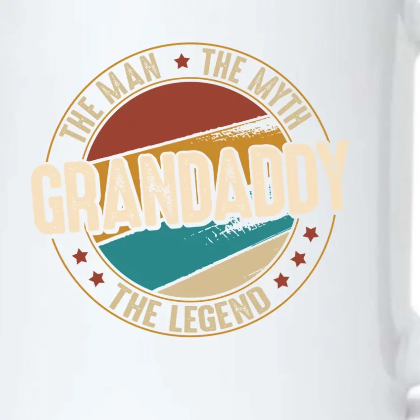 Grandaddy Myth Legend Funny Fathers Day Grandaddy Meaningful Gift Black Color Changing Mug