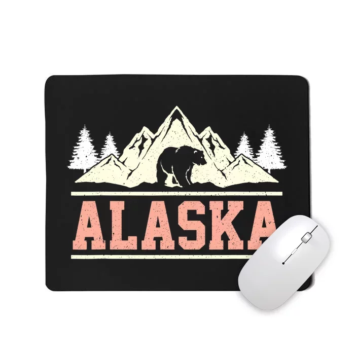 Glacier Mountain Landscape Alaskan Bear Wildlife Alaska Mousepad