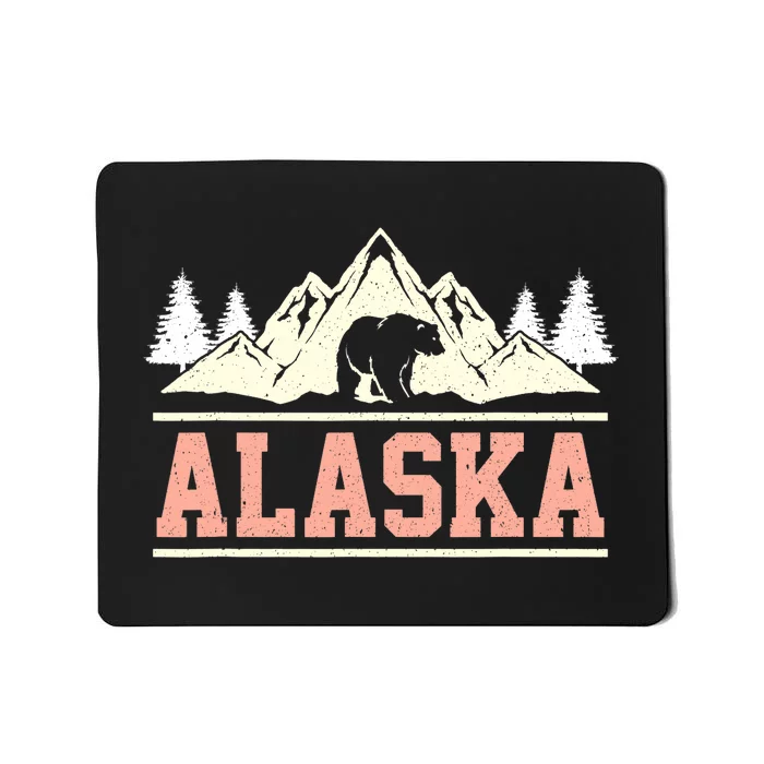 Glacier Mountain Landscape Alaskan Bear Wildlife Alaska Mousepad