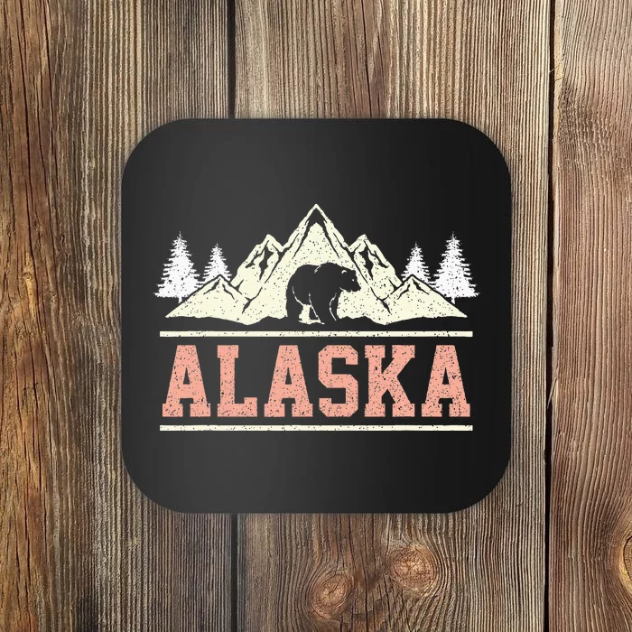 Glacier Mountain Landscape Alaskan Bear Wildlife Alaska Coaster