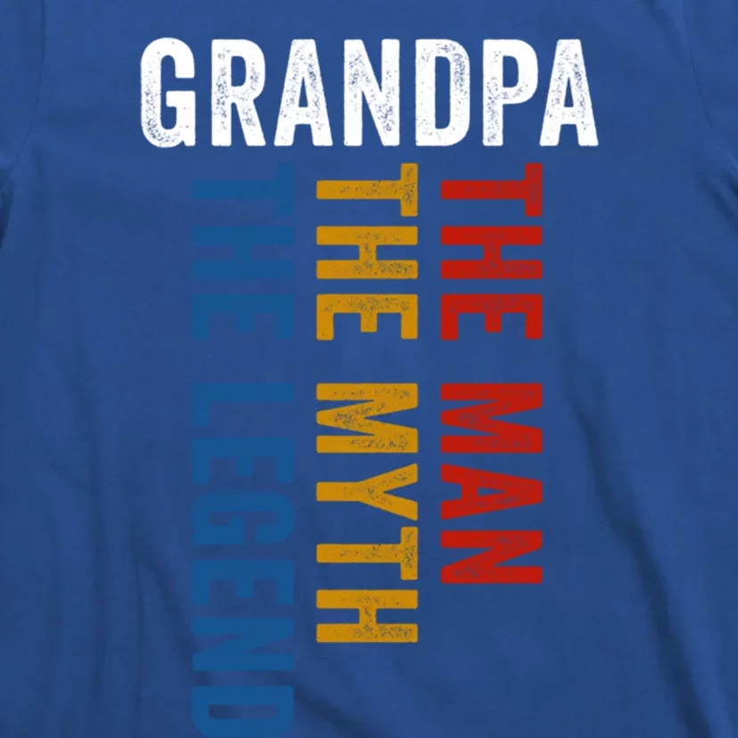 Grandpa Myth Legend Funny Granddad Opa Grandfather Gift T-Shirt