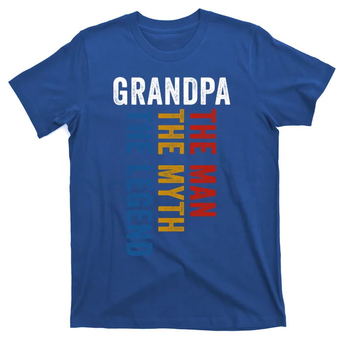 Grandpa Myth Legend Funny Granddad Opa Grandfather Gift T-Shirt