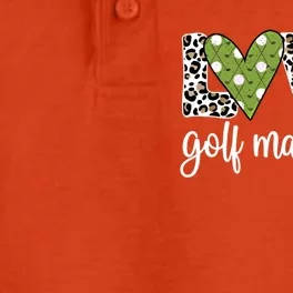 Golf Mama Life Golf Player Mom Of A Golfer Mother Cute Gift Dry Zone Grid Performance Polo