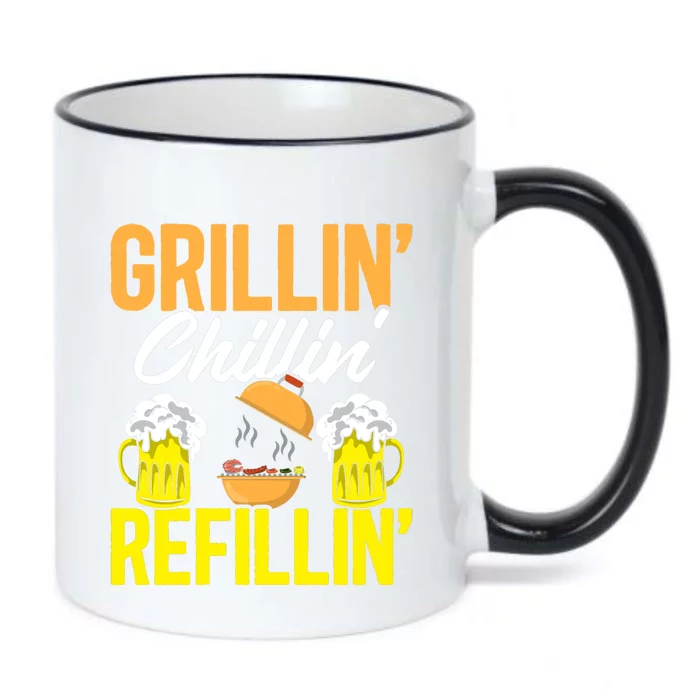 Griller Meat Lover Beer Ing Bbq Grilling Funny Barbecue Gift Black Color Changing Mug