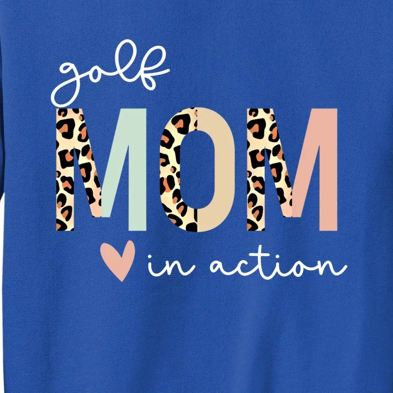 Golf Mom Leopard Gift Sweatshirt