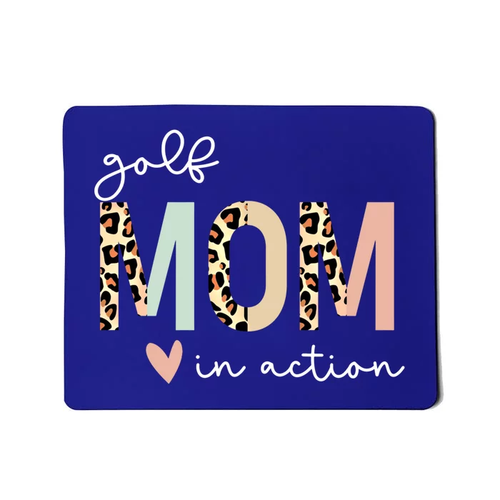 Golf Mom Leopard Gift Mousepad