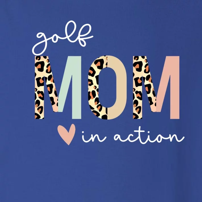 Golf Mom Leopard Gift Toddler Long Sleeve Shirt