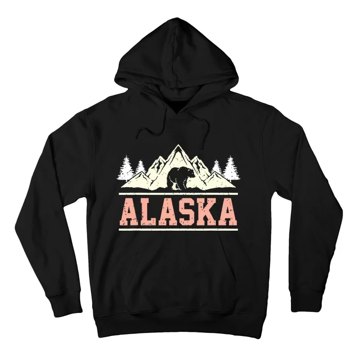 Glacier Mountain Landscape Alaskan Bear Wildlife Alaska Hoodie