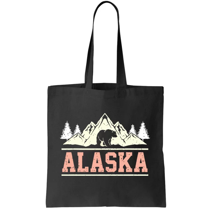 Glacier Mountain Landscape Alaskan Bear Wildlife Alaska Tote Bag