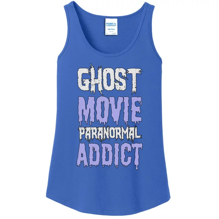 Ghost Movie Lover Funny Gift Ghost Movie Paranormal Addict Funny Gift Ladies Essential Tank