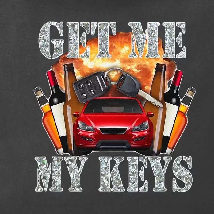 Get Me My Keys Zip Tote Bag