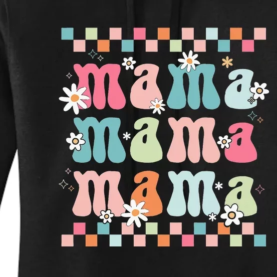 Groovy Mama Matching Family Mothers Day Women's Pullover Hoodie