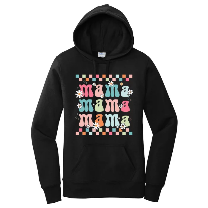 Groovy Mama Matching Family Mothers Day Women's Pullover Hoodie