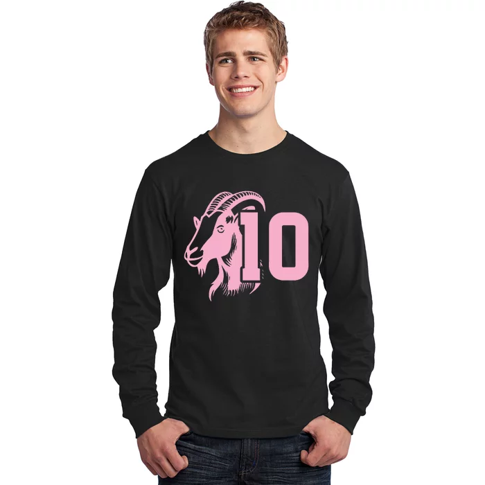 Goat Miami Mvp 10 Greatest Of All Time Long Sleeve Shirt