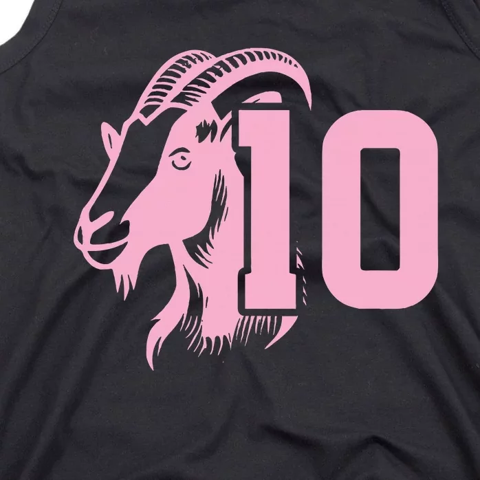 Goat Miami Mvp 10 Greatest Of All Time Tank Top