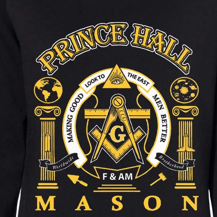 Greats Mason Masonic Prince Hall Masons Presidents Day Womens California Wash Sweatshirt