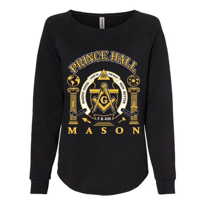 Greats Mason Masonic Prince Hall Masons Presidents Day Womens California Wash Sweatshirt