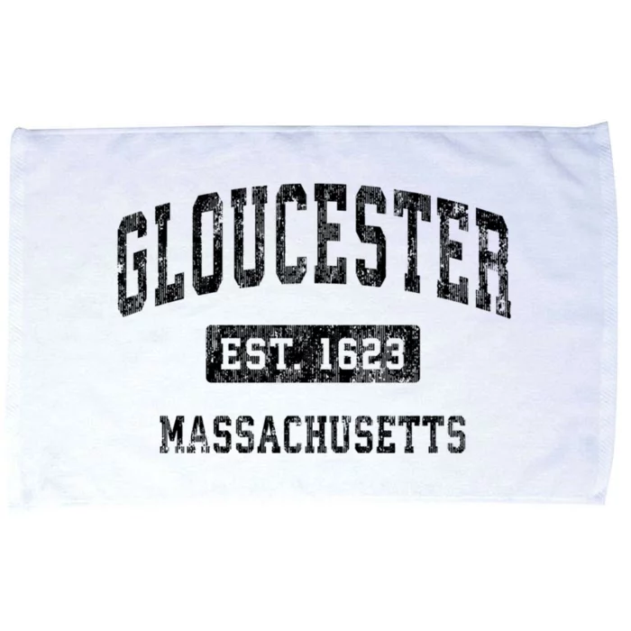 Gloucester Massachusetts Ma Vintage Established Sports Microfiber Hand Towel