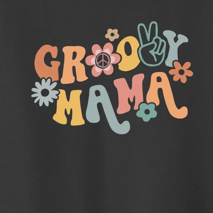 Groovy Mama Matching Family 1st Birthday Party Toddler T-Shirt