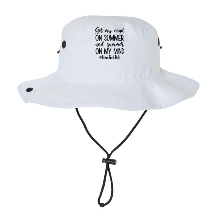 Got My Mind On Summer Teacher Life Legacy Cool Fit Booney Bucket Hat