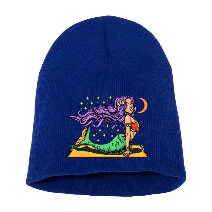 Gypsy Mama Mermaid Yoga Cool Gift Short Acrylic Beanie