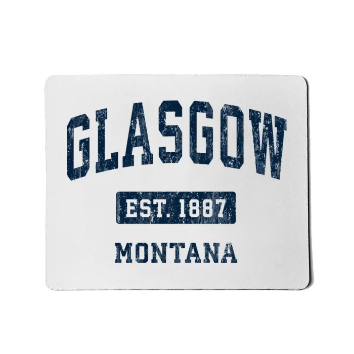 Glasgow Montana Mt Vintage Sports Established Mousepad