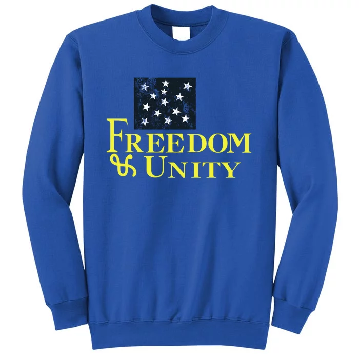 Green Mountain Militia Flag Freedom And Unity (Front) Cool Gift Tall Sweatshirt