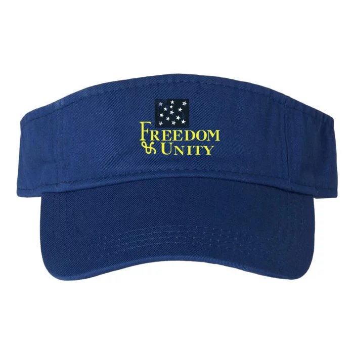 Green Mountain Militia Flag Freedom And Unity (Front) Cool Gift Valucap Bio-Washed Visor