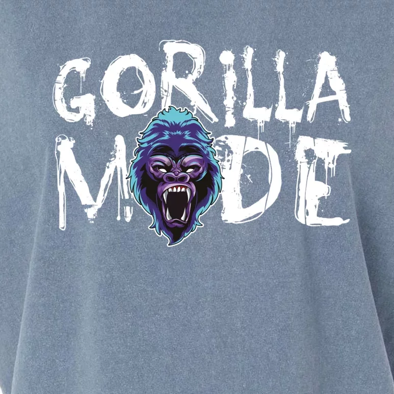 Gorilla Mode Motivation Gym Bodybuilding Success Beast Gift Great Gift Garment-Dyed Women's Muscle Tee