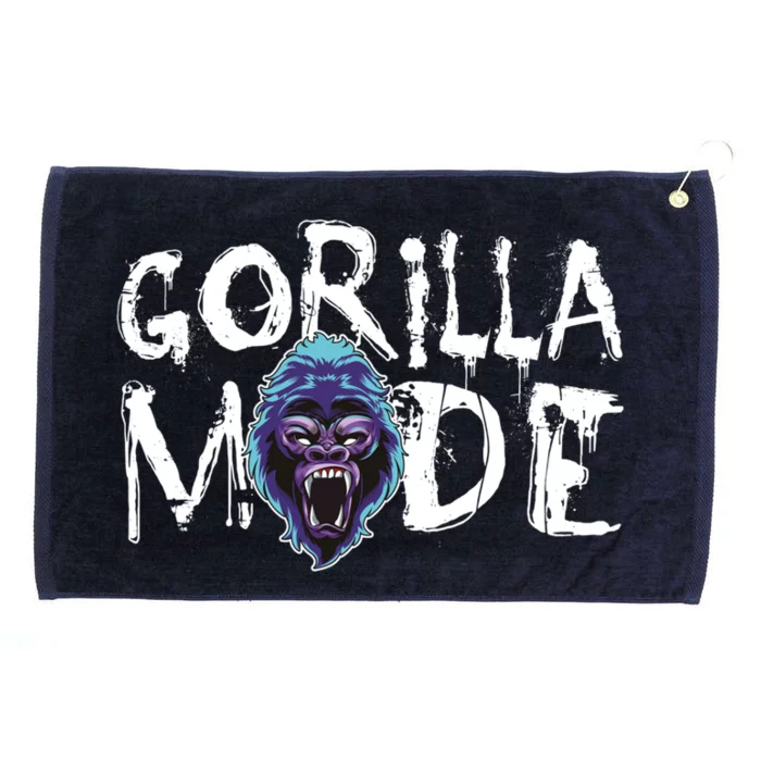 Gorilla Mode Motivation Gym Bodybuilding Success Beast Gift Great Gift Grommeted Golf Towel