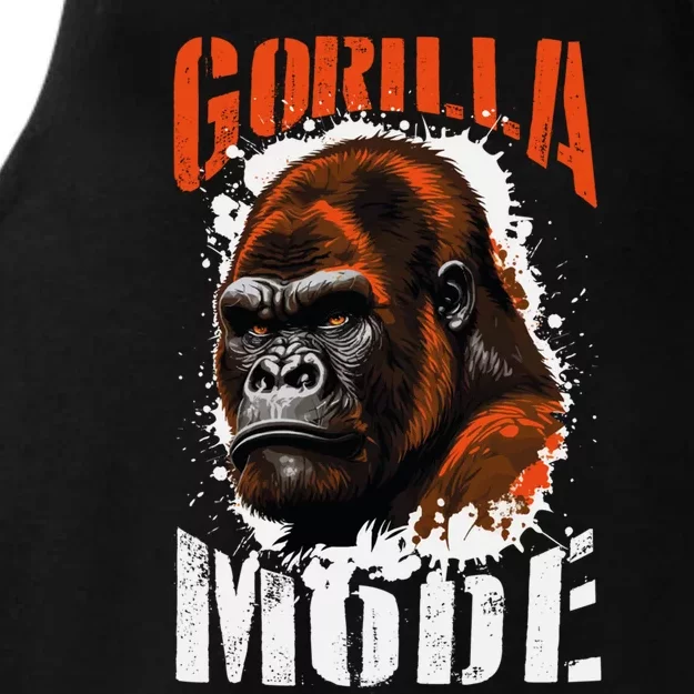 Gorilla Mode Motivation Quote Boxing Beast Gym Mma Fighter Cool Gift Ladies Tri-Blend Wicking Tank