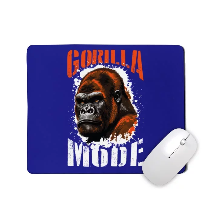 Gorilla Mode Motivation Quote Boxing Beast Gym Mma Fighter Cool Gift Mousepad